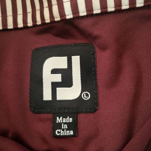 FJ Golf Performance Polo Shirts Mens Large Wynstone & Woodland Golf Country Club - Picture 2 of 14
